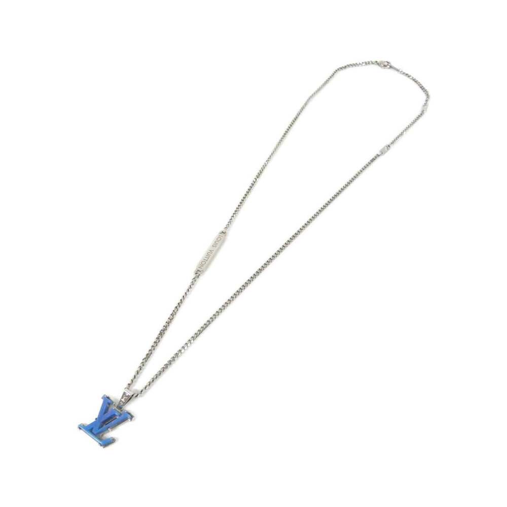 LOUIS VUITTON Blue Monogram Necklace - Picture 2 of 7